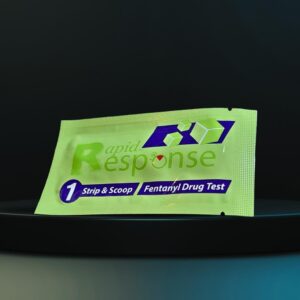 BTNX Rapid Response Fentanyl Test Strip on platform